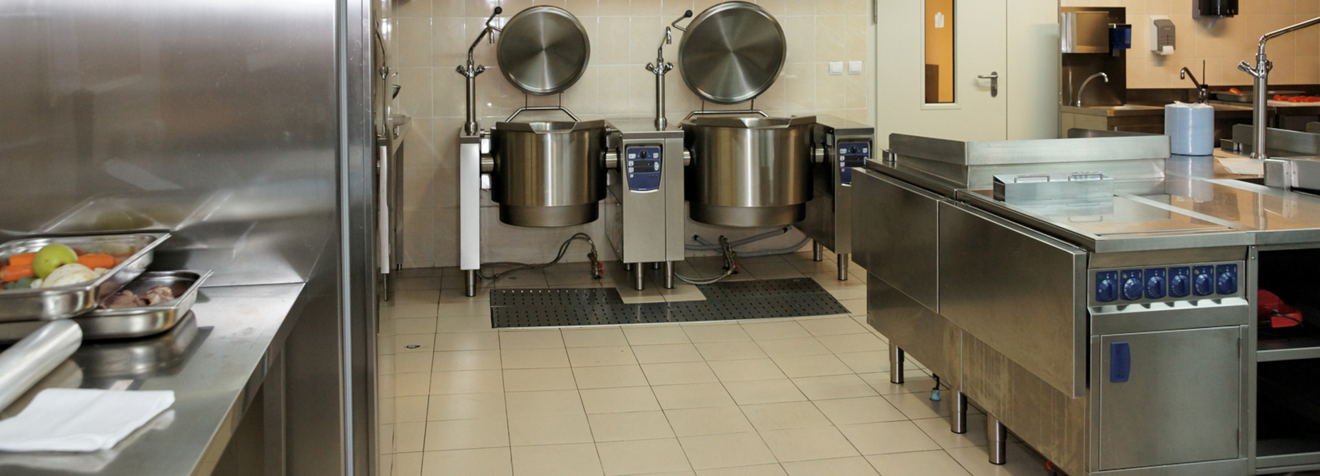 Kitchen with well looked after refrigerators